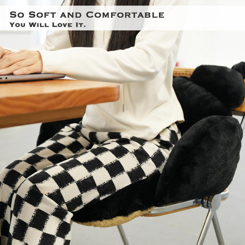 juju GOODS side profile on office chair demonstrating added seat comfort