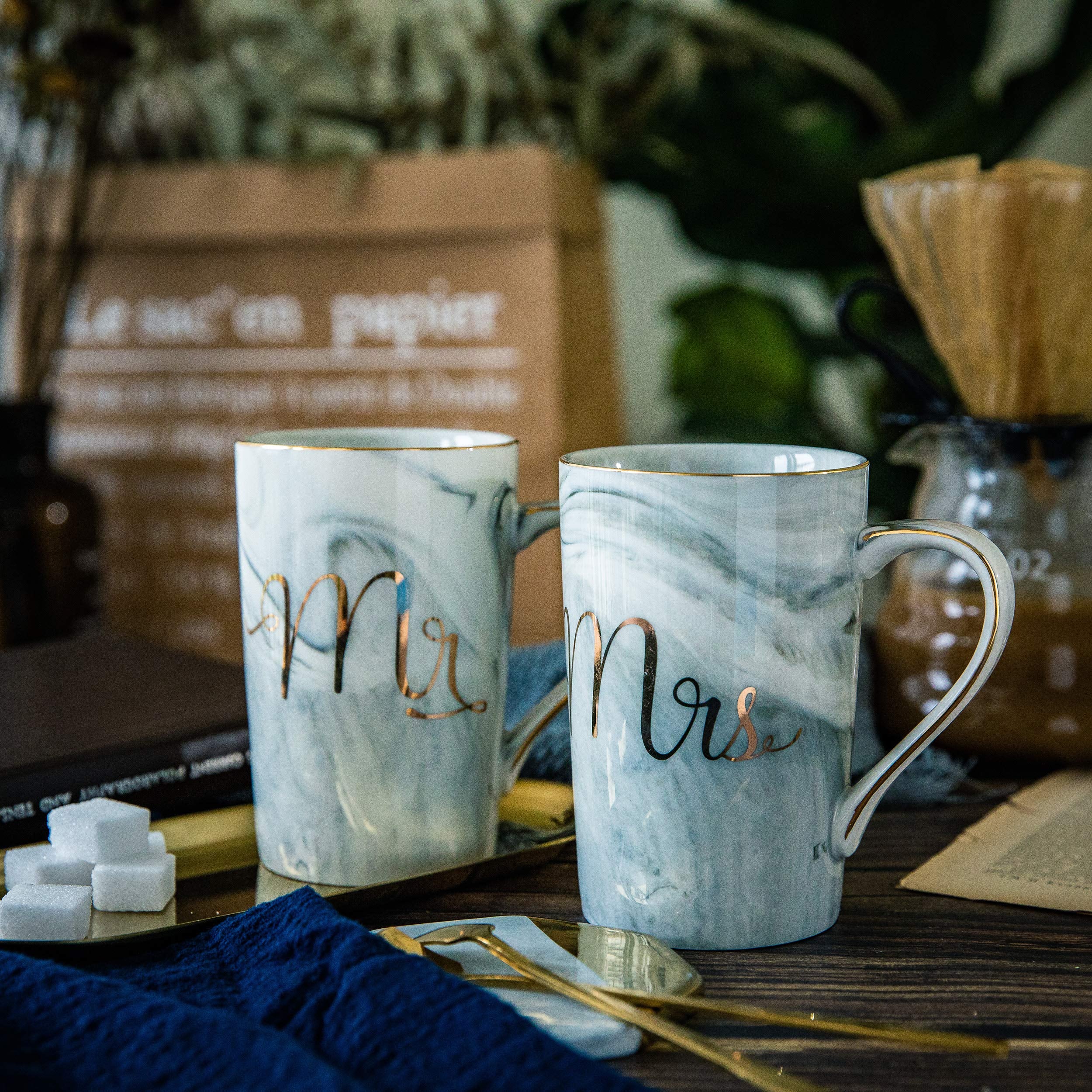 Jumway couple enjoying coffee conveying romantic gift use and warmth