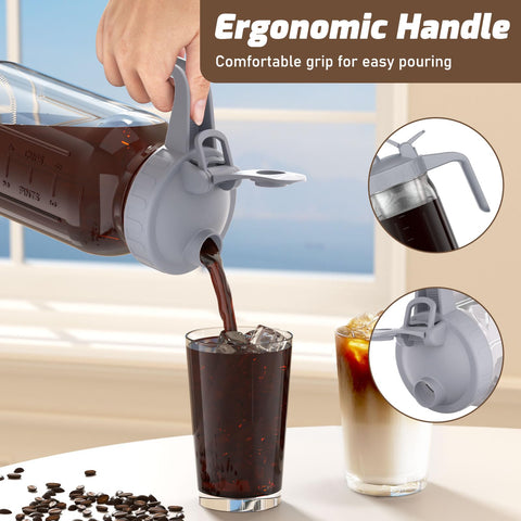 JunVpic pitcher on table with glasses showcasing presentation and entertaining ease