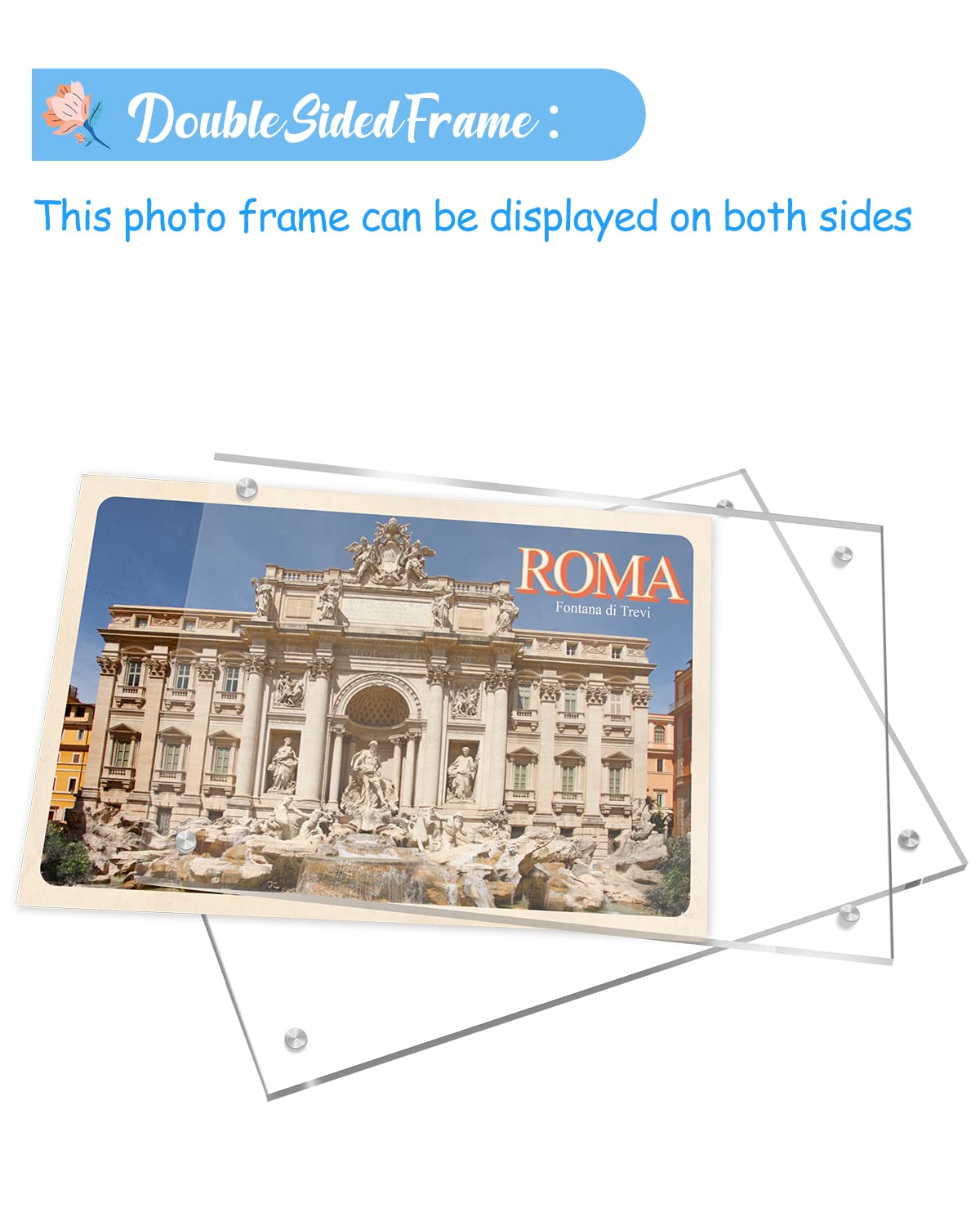 JUOIFIP detachable stand attached on desk offering stable freestanding photo display