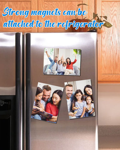 JUOIFIP in-use display with two family photos visible from both sides for versatile viewing
