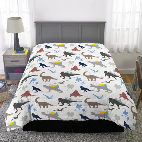 Jurassic World quilt stitching texture close-up benefit: durable, soft feel