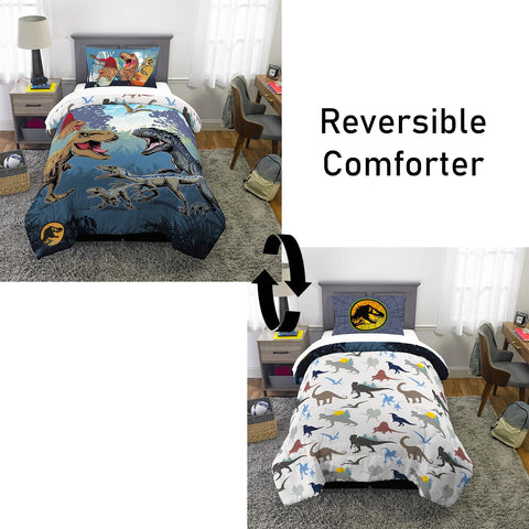 Jurassic World reversible pattern close-up showing alternate design benefit: styling options
