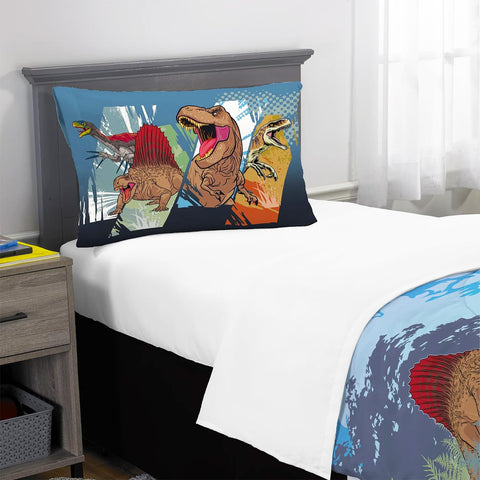 Jurassic World stickers and Rex-Man door hanger shown on sheet benefit: fun accessories