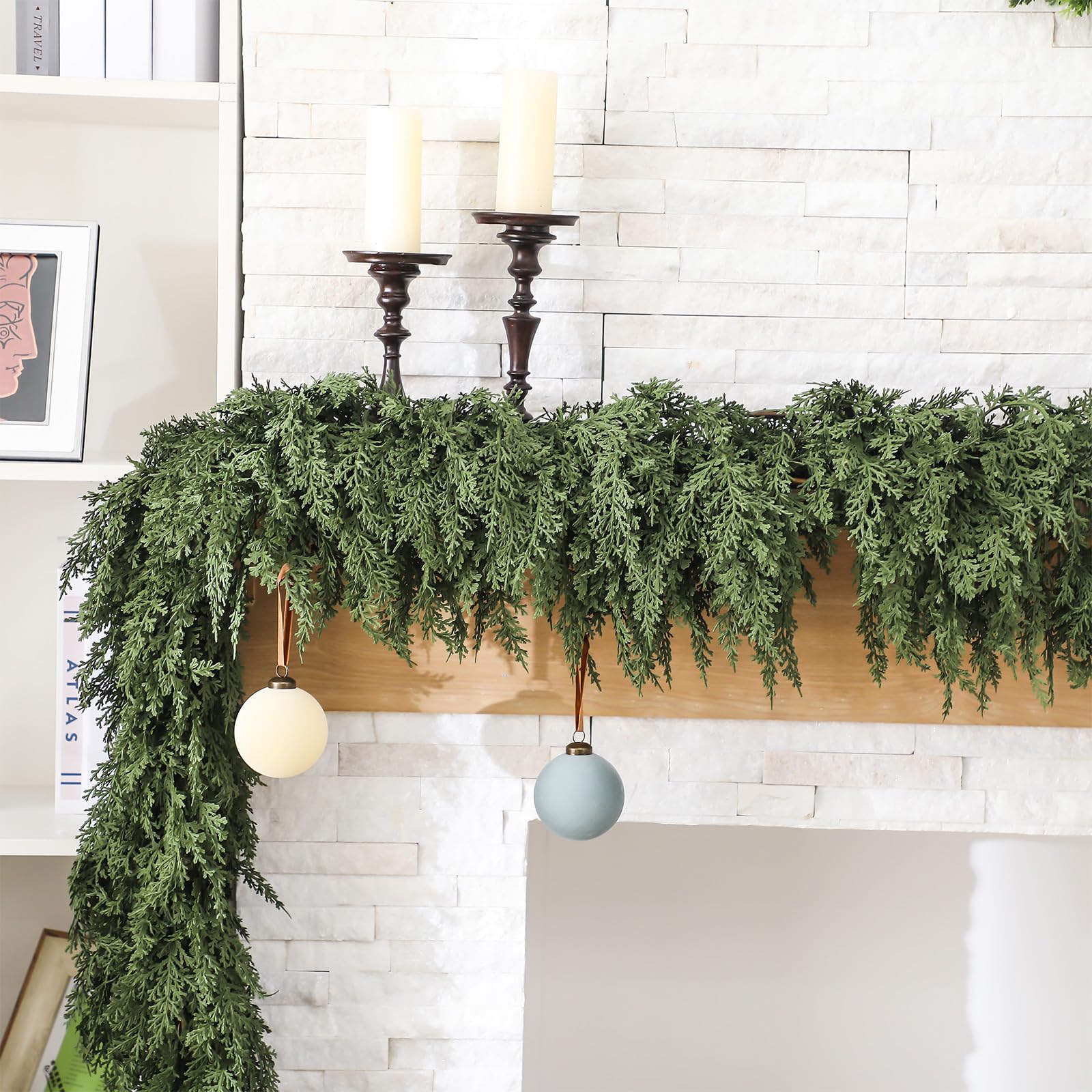 Jutom garland folded compactly for storage preserving shape between seasons