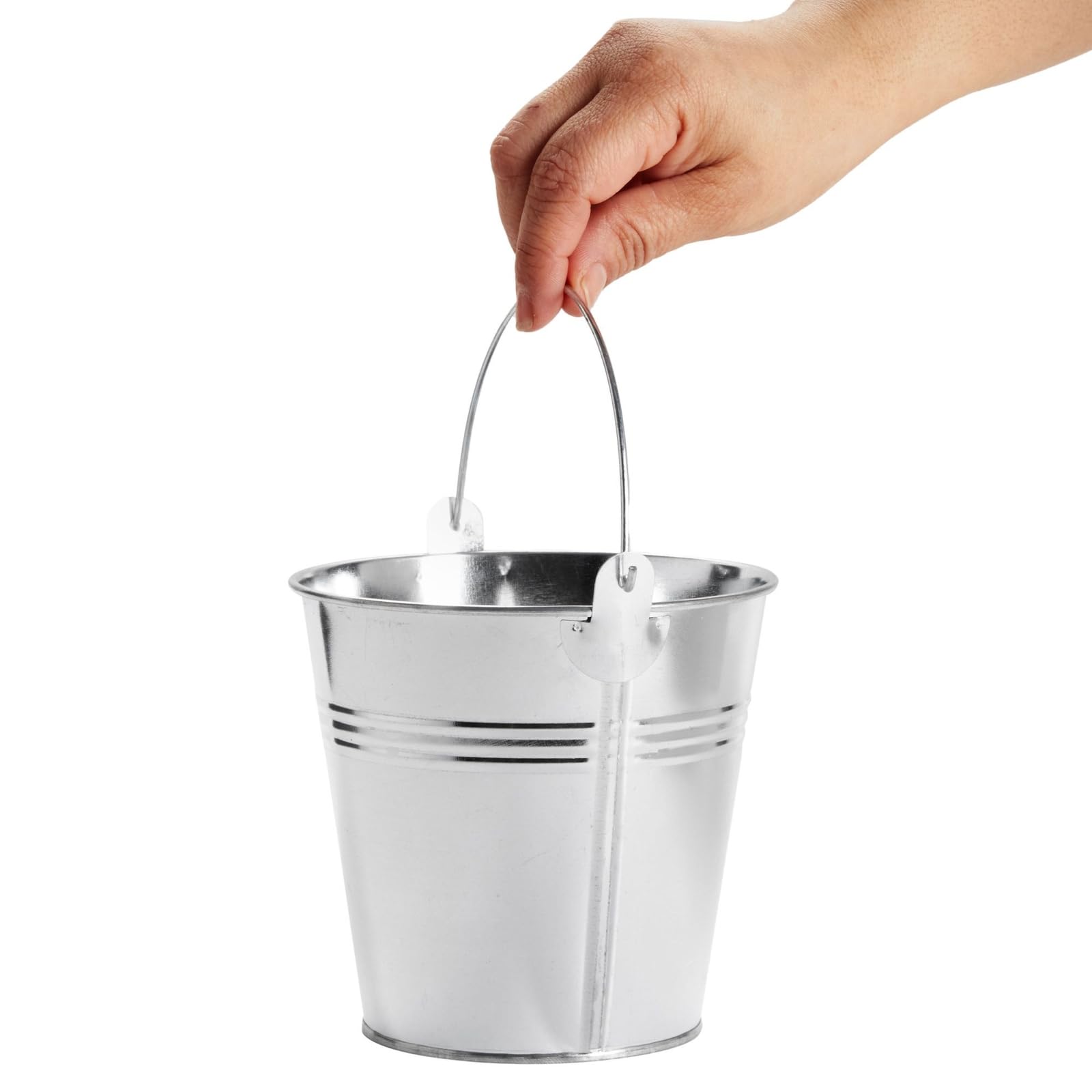 Juvale buckets organizing craft supplies showing tidy storage advantage