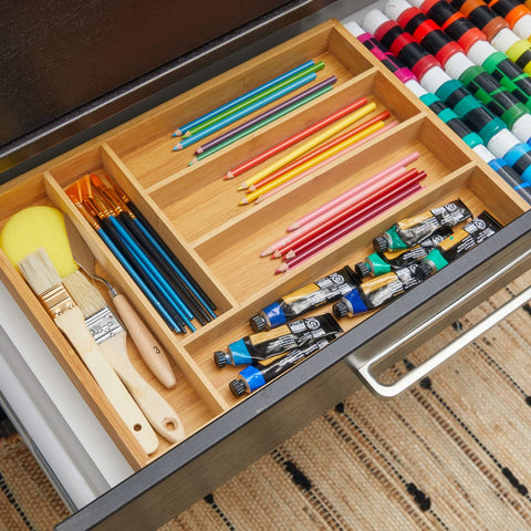 Juvale filled with utensils demonstrating quick access and tidy sorting