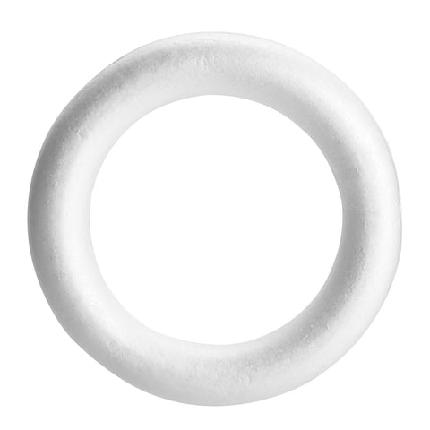Juvale wreath beside ruler showing 12-inch diameter for accurate sizing
