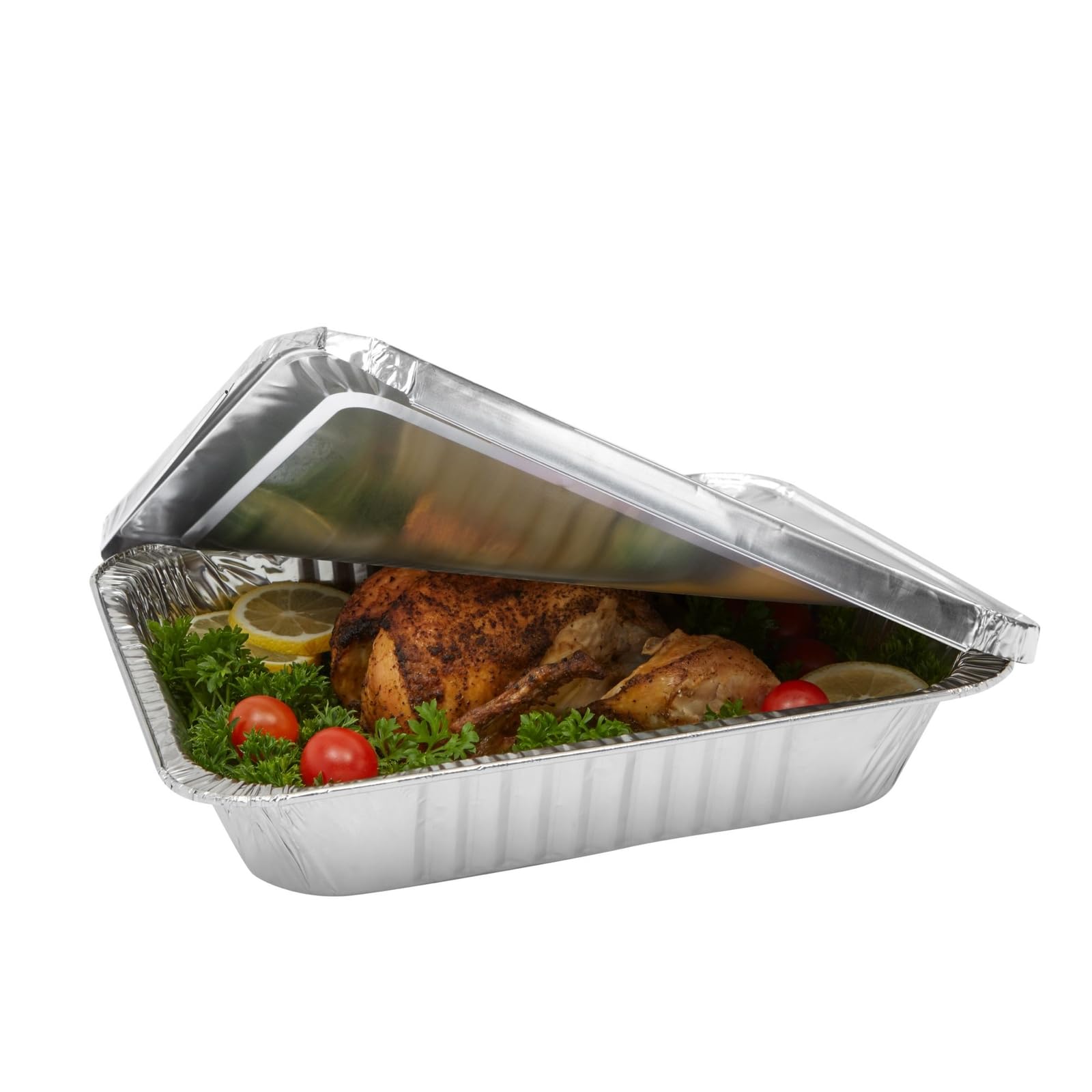 Juvale pan frozen with lid showing freezer-to-oven meal prep benefit