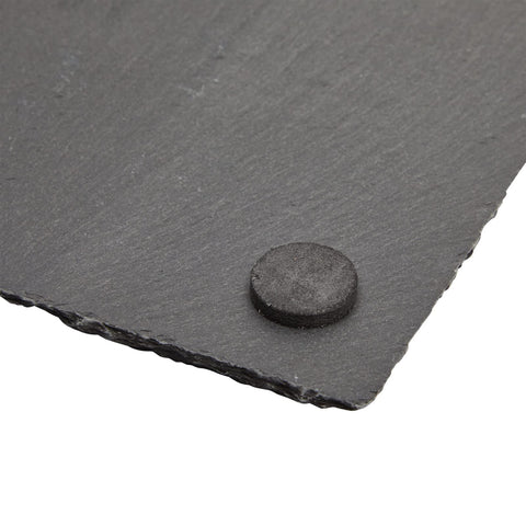 Juvale lifestyle table setting with slates creating refined entertaining ambiance