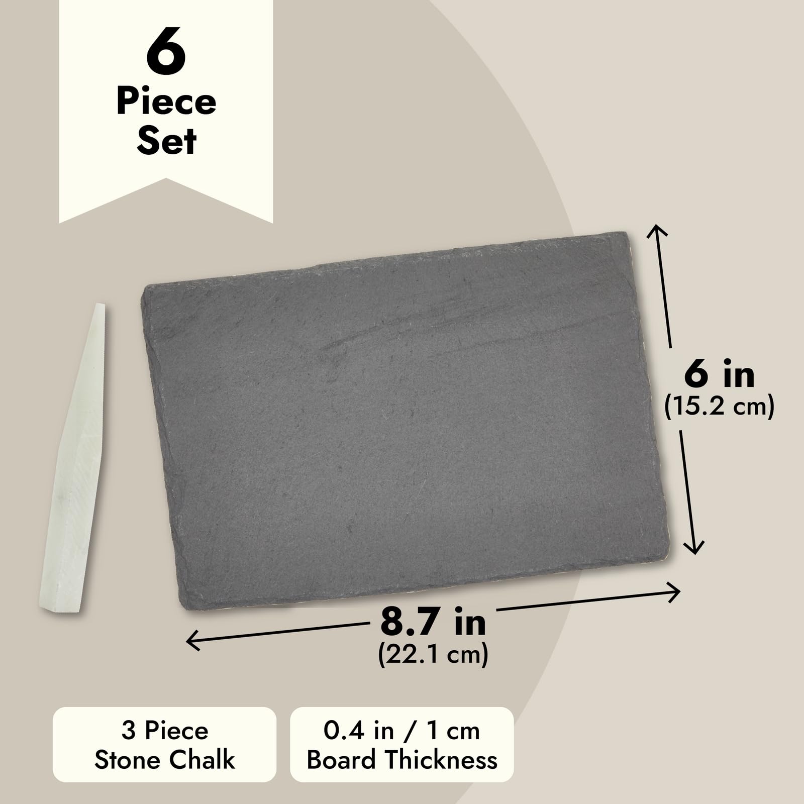 Juvale slate with assorted cheeses showing neat single-serve presentation benefits