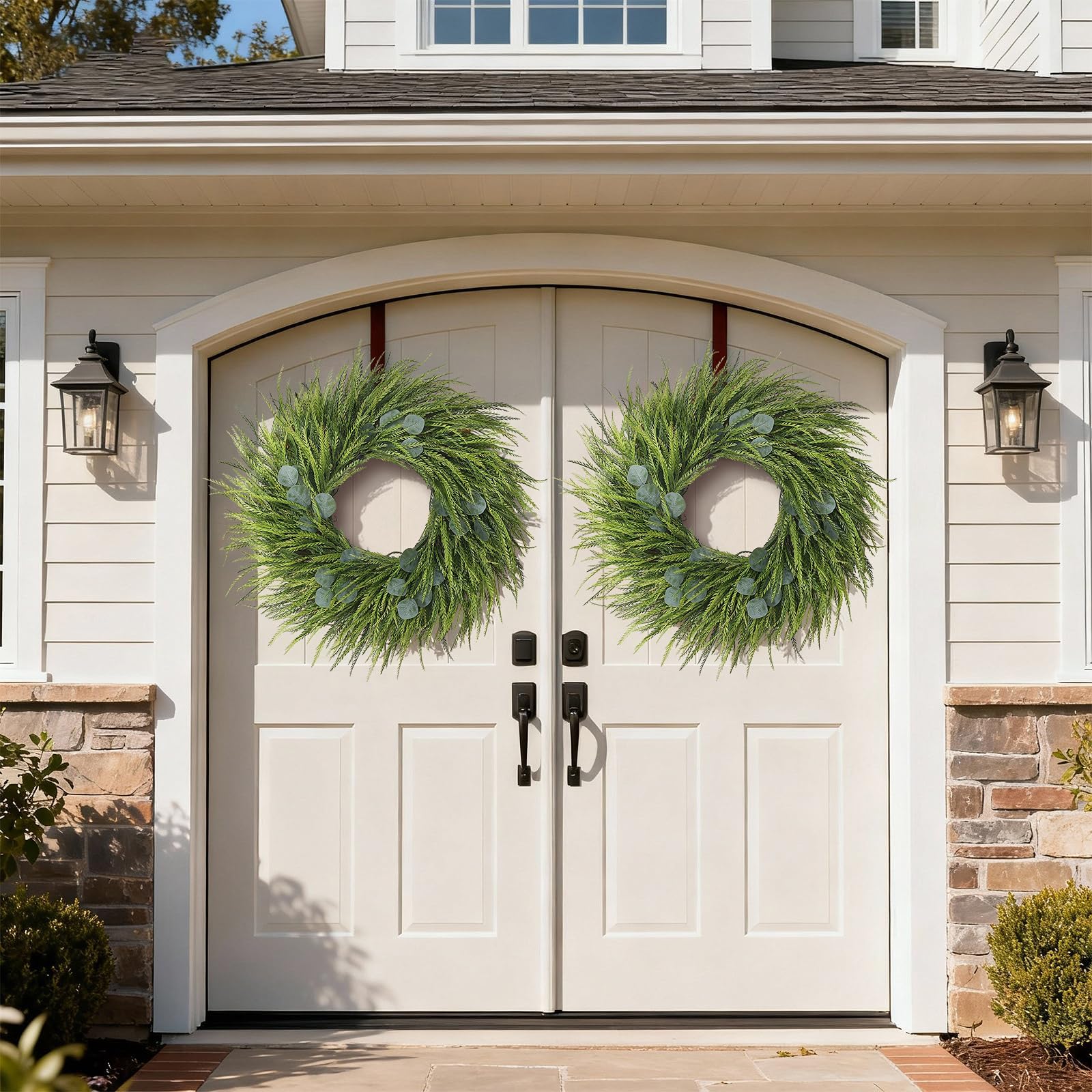 Juxdp wreath side profile showing durable thickness and structure