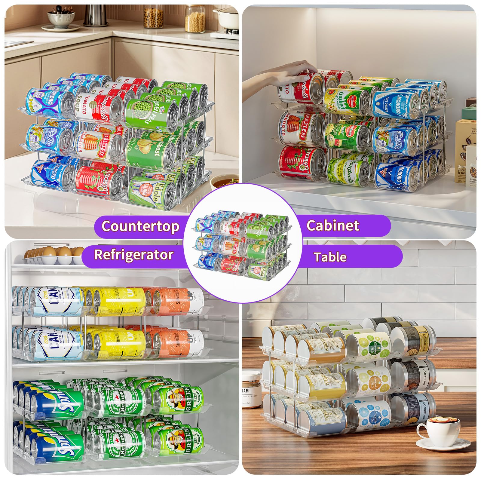 JUYUANHOM size comparison with hand showing modular scale and easy reach