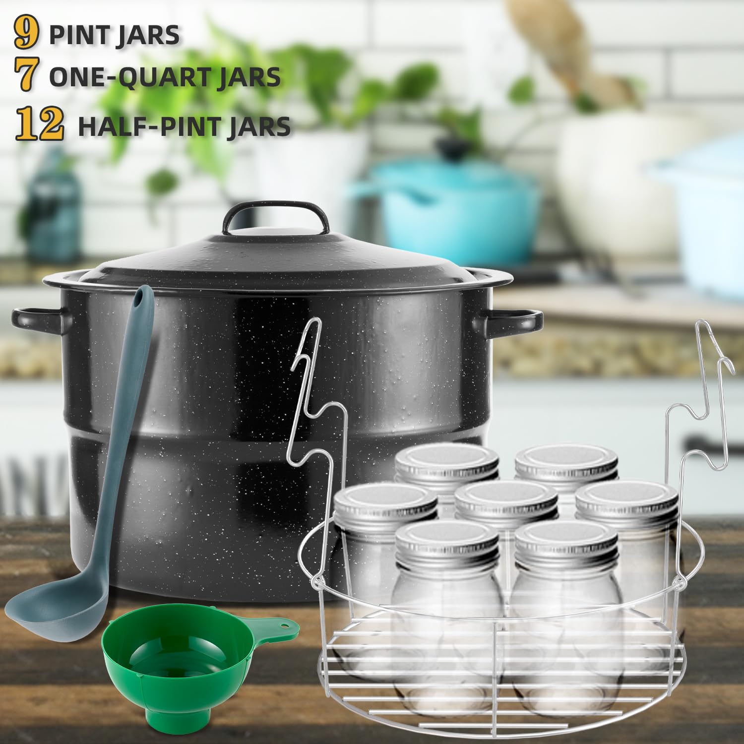 JY COOKMENT kitchen scene showing preserving ease and results