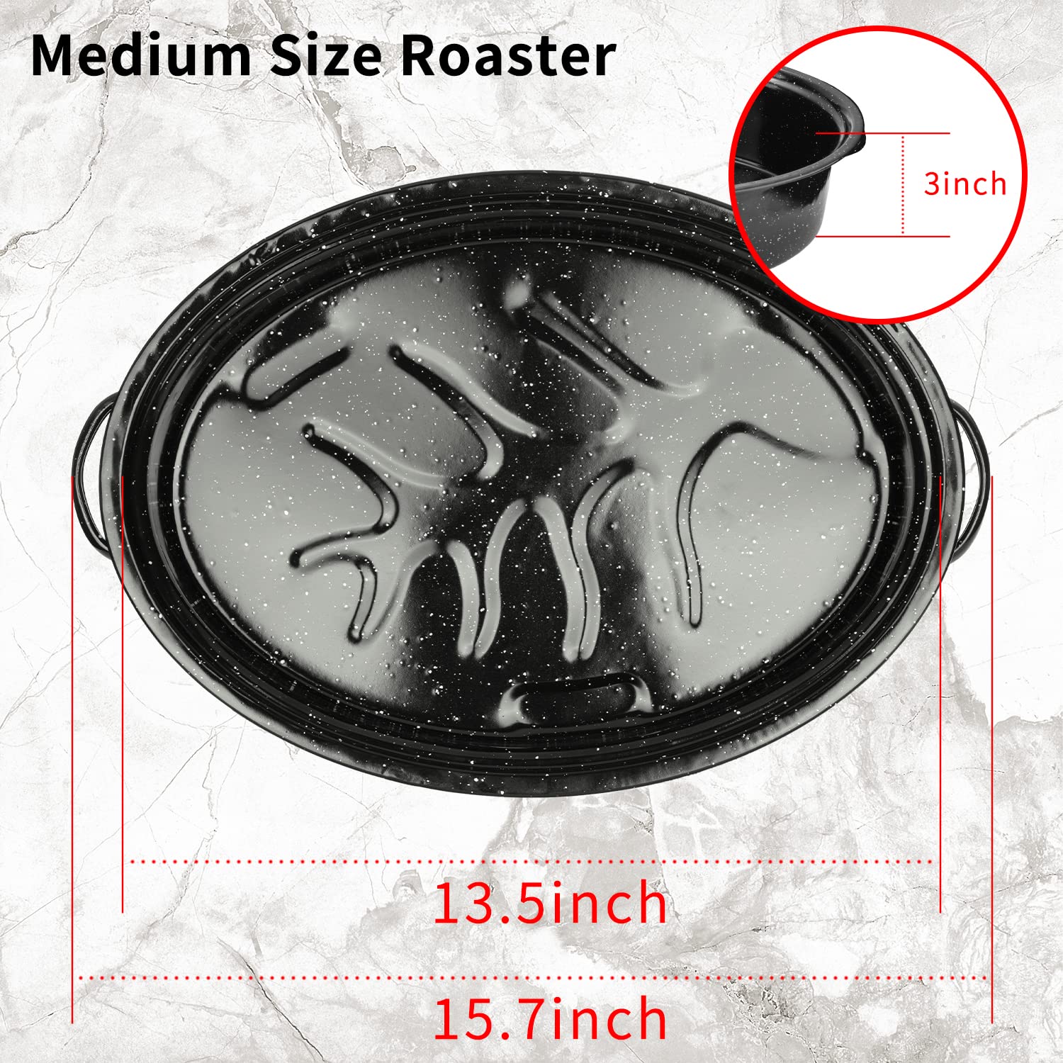 JY COOKMENT pan beside utensils showing scale and fit for family-sized meals