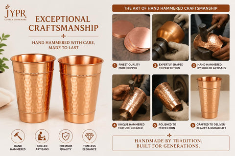 JYPR cup beside standard glass illustrating 13 oz capacity and scale