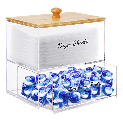 JYPS clear acrylic front view showing organized pods and quick access benefit