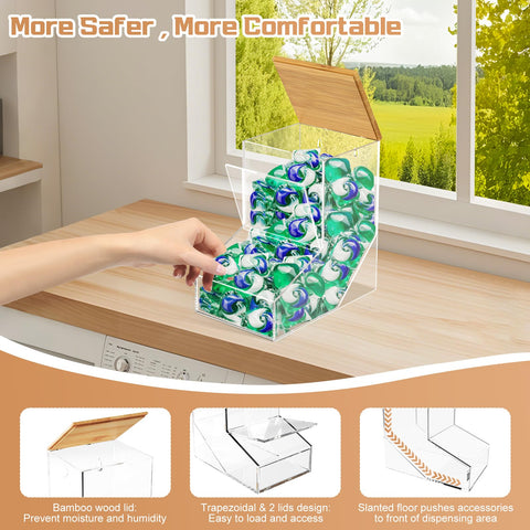 JYPS on kitchen counter holding coffee pods for versatile use