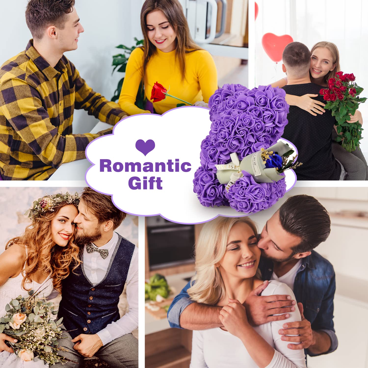K KYMAKE styled on bedroom shelf suggesting romantic home decor accent