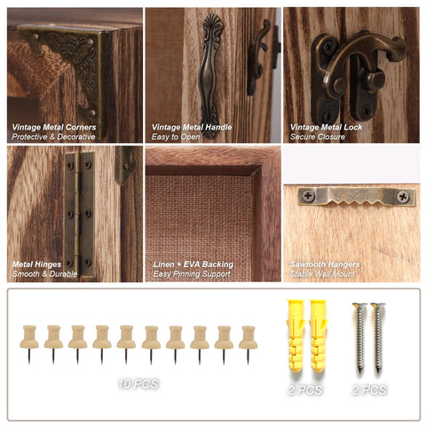 KAASTHAA metal handle and latch detail offering secure closure and vintage appeal
