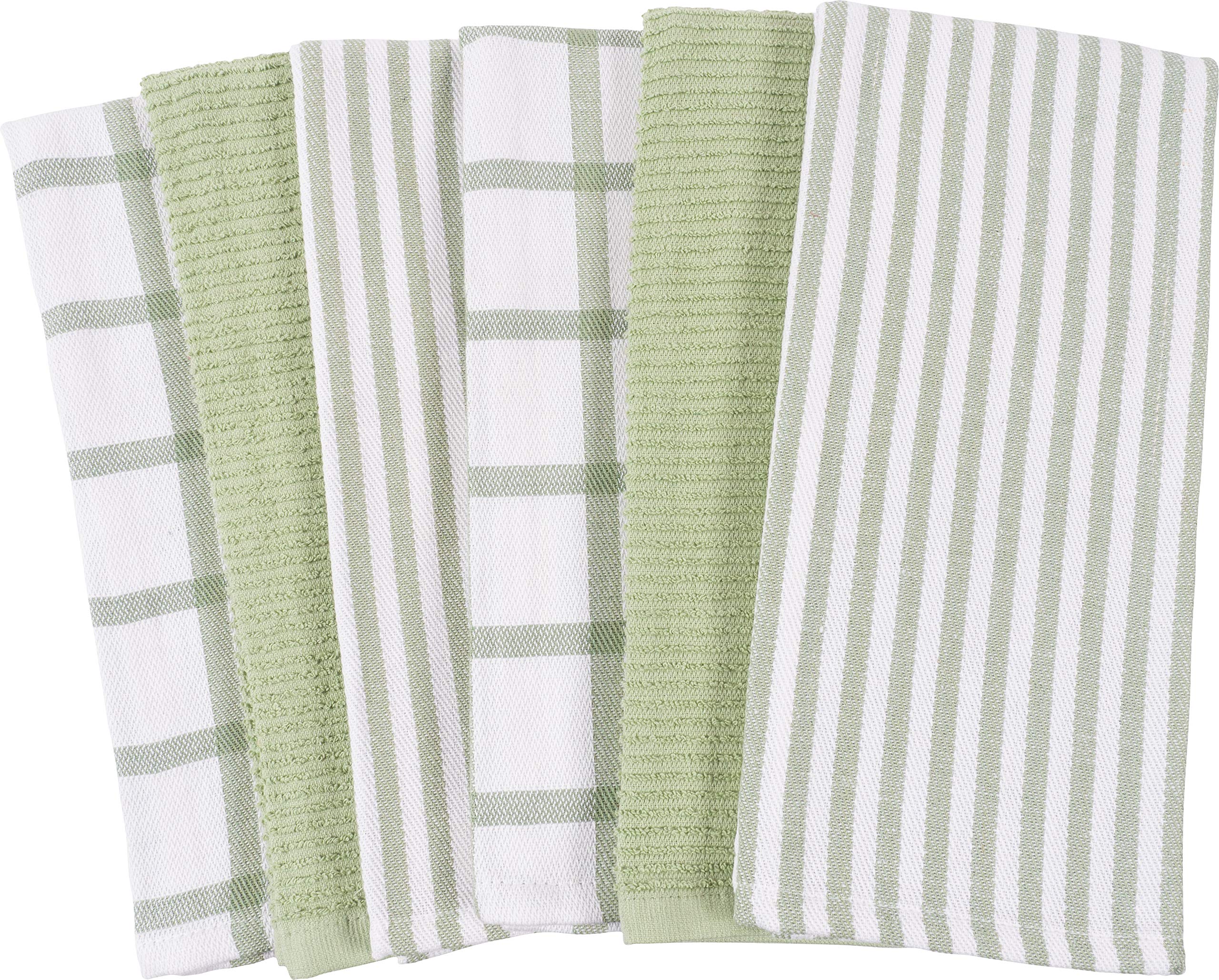 KAF Home terry towel loop detail showing high absorbency for spills