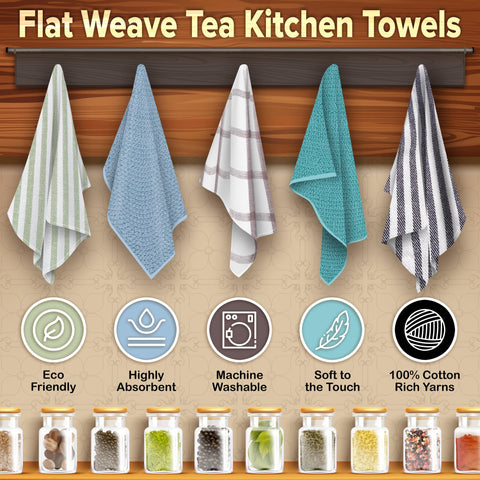 KAF Home towel wiping counter spill fast absorbency and cleanup