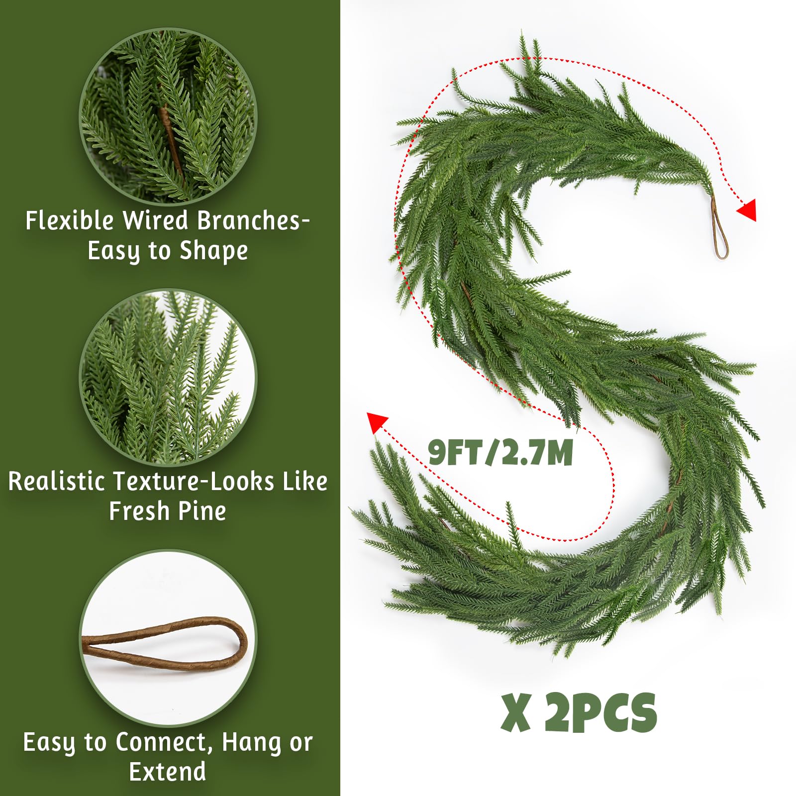Kafuzi close-up of PE needles showing realistic texture and depth benefit