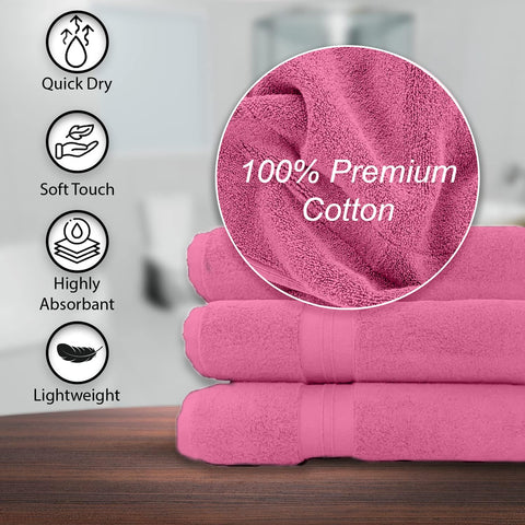 KAHAF COLLECTION towel beside a hand for scale showing oversized coverage benefit