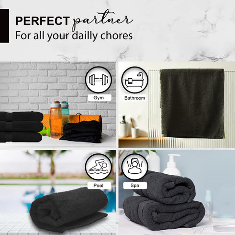 KAHAF COLLECTION poolside towel beside lounge chair showing portability and style
