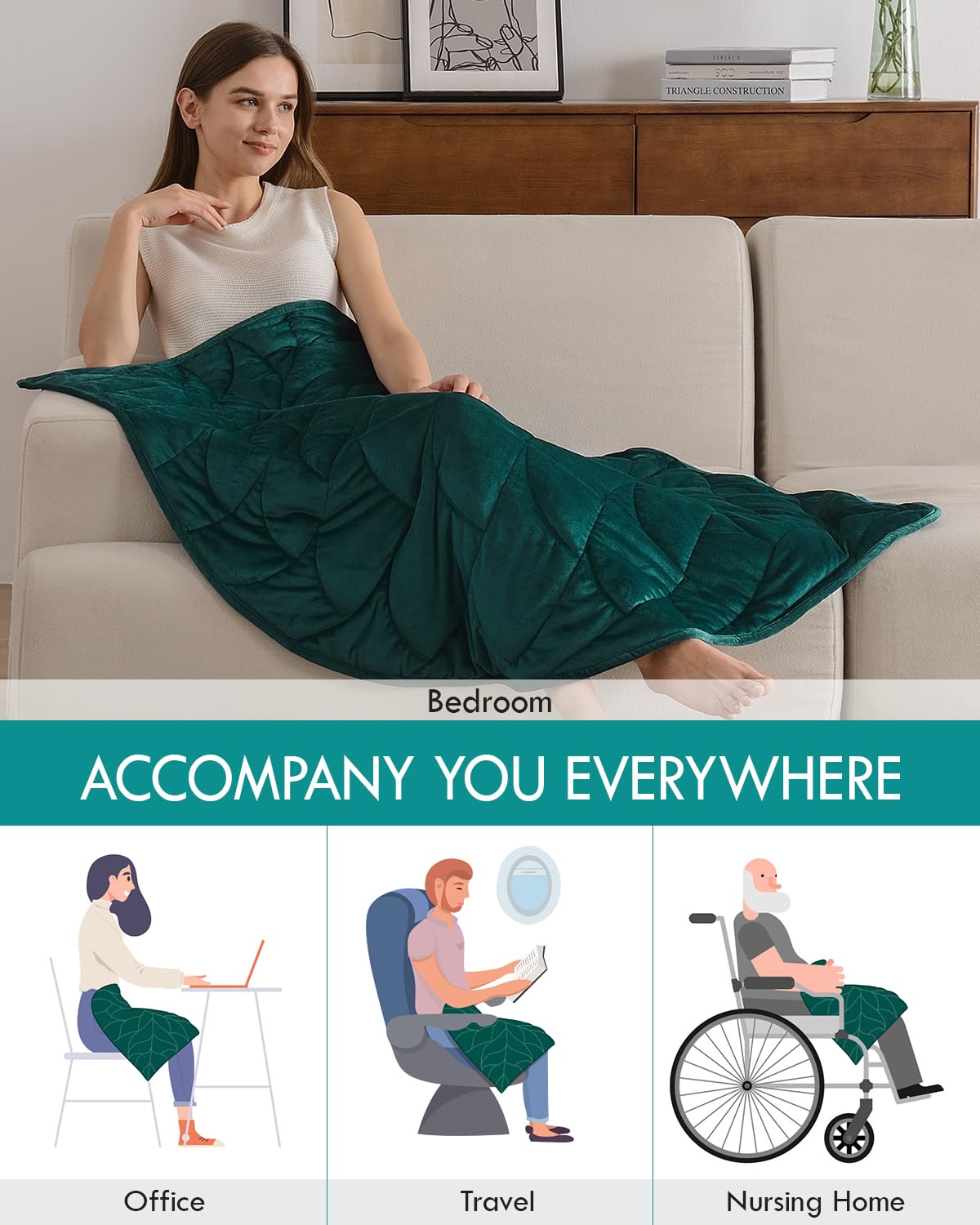 Kaisa rolled in carry bag showing travel-ready convenience and quick storage benefit