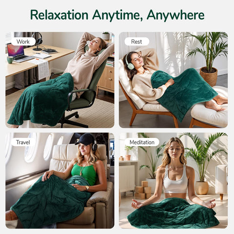 Kaisa rolled blanket packed in carry bag for easy transport and travel convenience