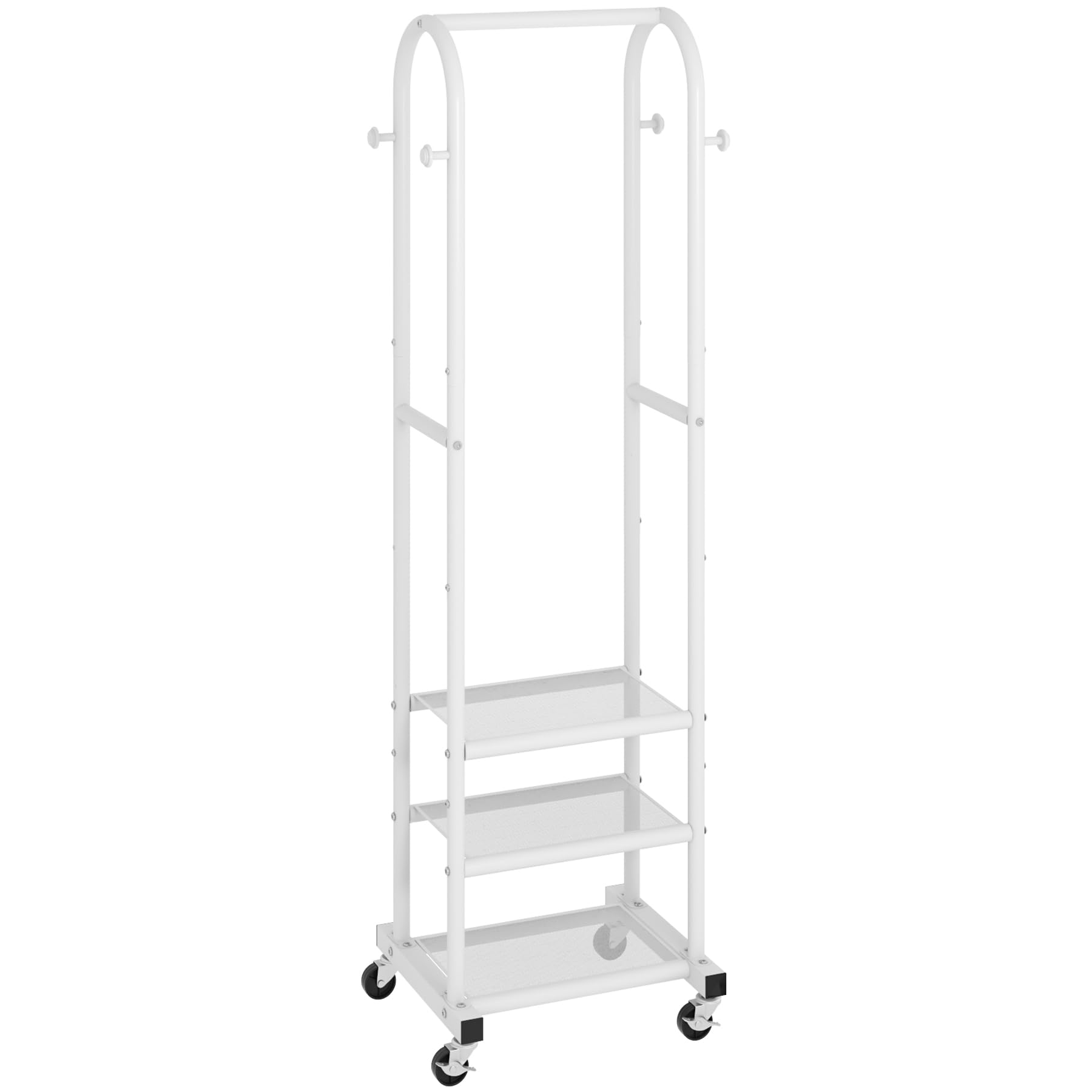 Kaitiemoo arched top rail demonstrating neat hanging space