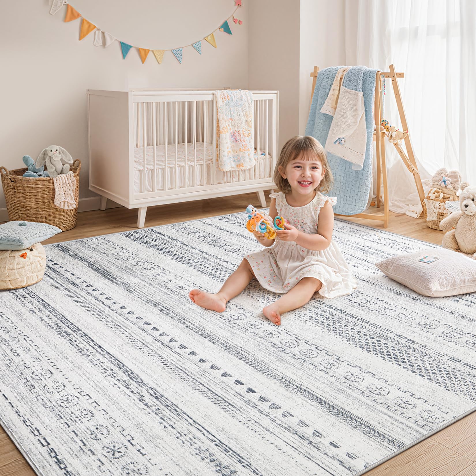 kakania spot clean demo wet cloth illustrating quick stain care to keep rug fresh and usable