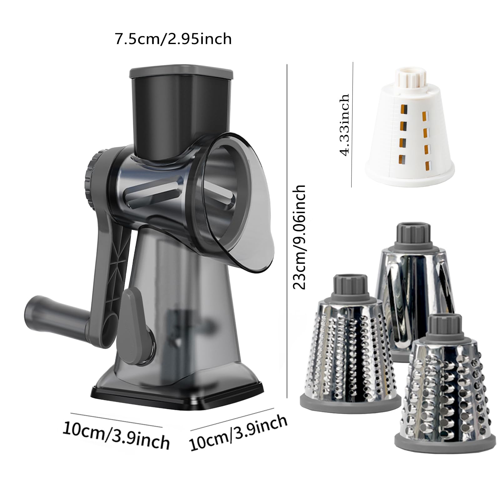 KalraMay grater in use shredding cheese quickly for pasta and toppings