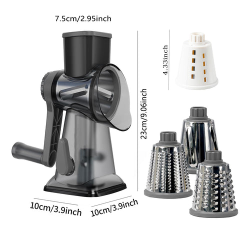 KalraMay grater in use shredding cheese quickly for pasta and toppings