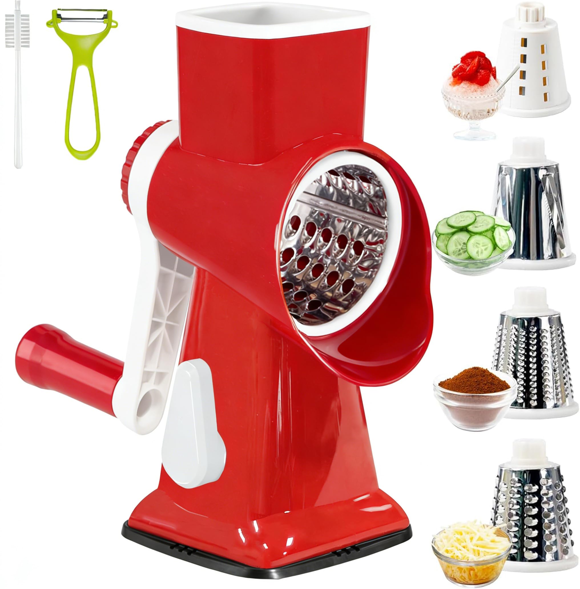 KalraMay front view showing compact grater and secure base for stable use