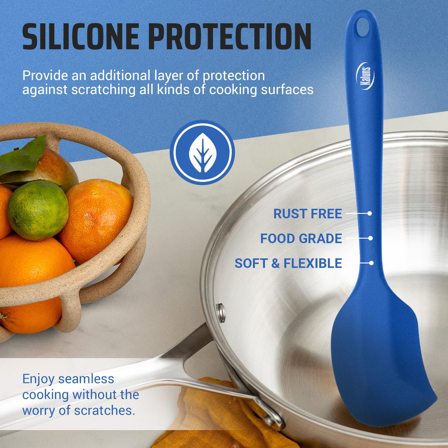 Kaluns lifestyle kitchen display with utensils on countertop improving workflow