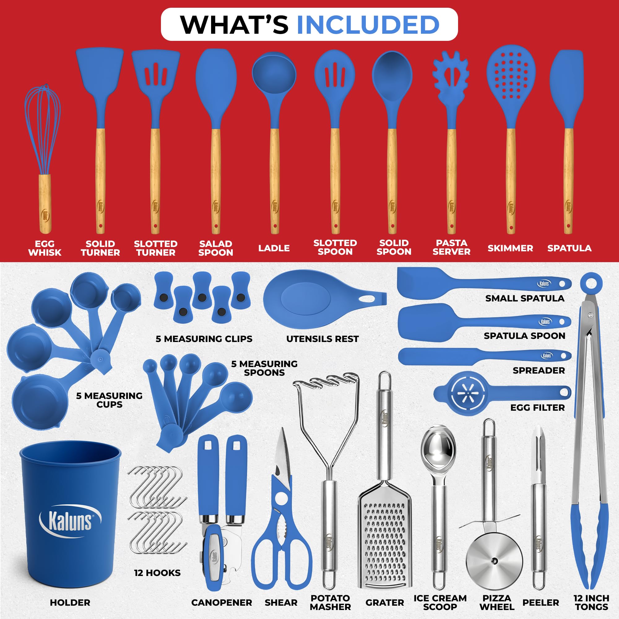 Kaluns wooden handle detail highlighting comfortable grip and durable join to silicone