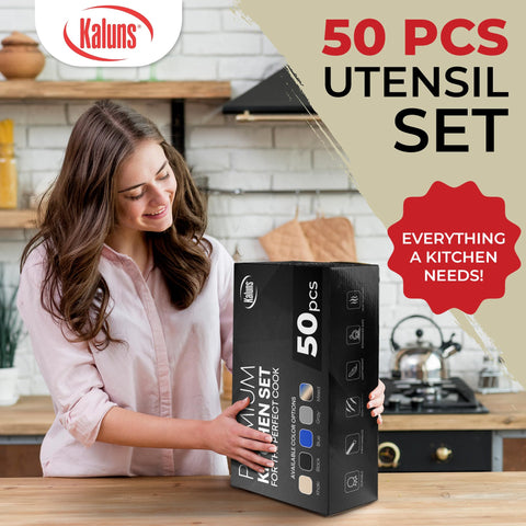 Kaluns wooden handle detail, comfortable grip and stylish kitchen finish
