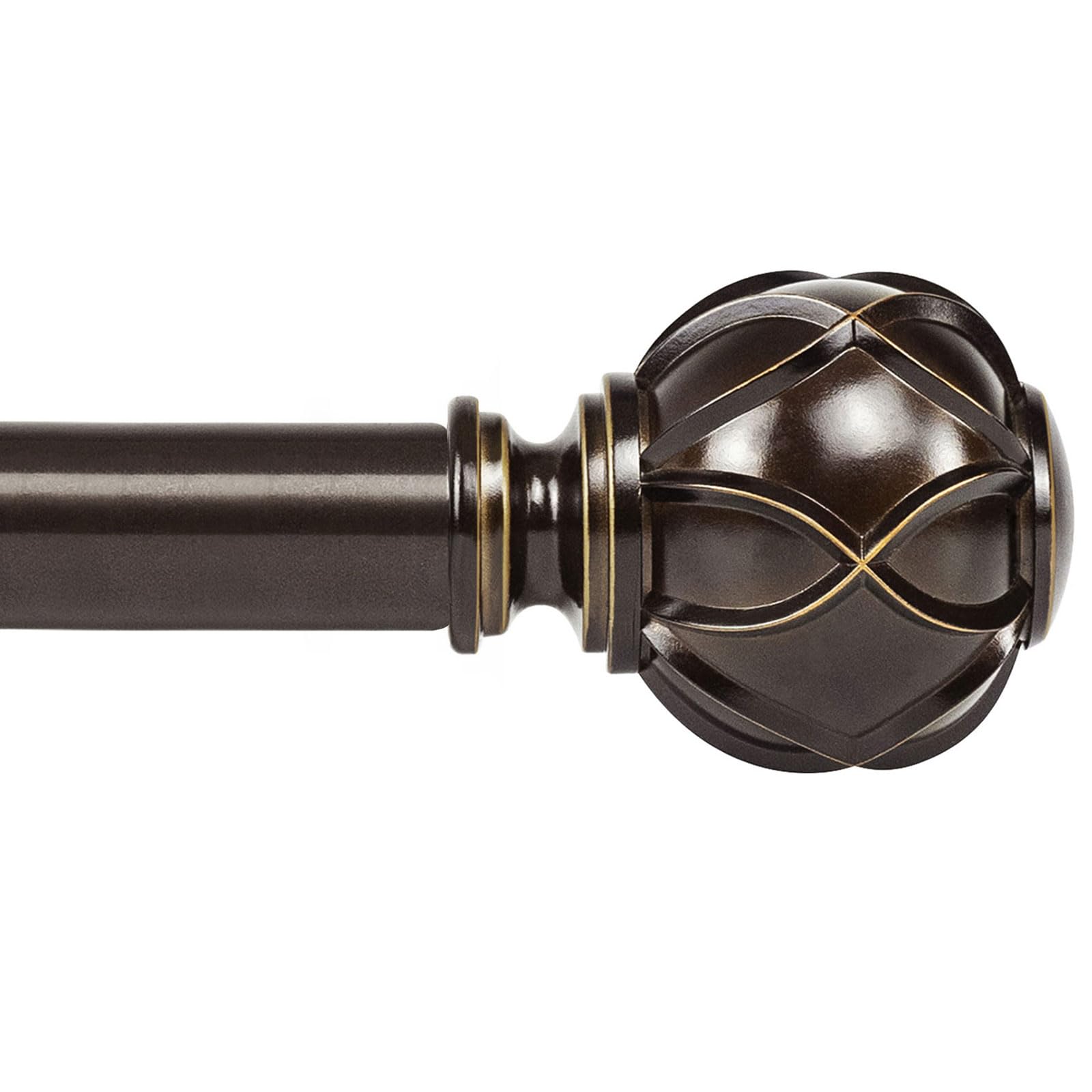 KAMANINA bronze rod front view showing elegant finish and durable support