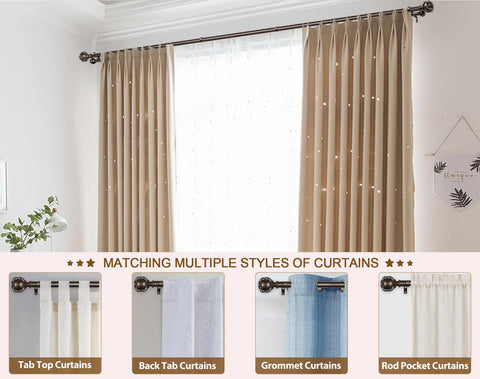KAMANINA bedroom installation demonstrating layered curtains and privacy