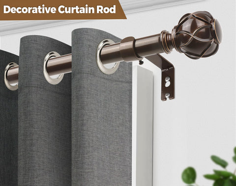 KAMANINA rod with grommet curtains in use demonstrating smooth sliding and sturdy hold