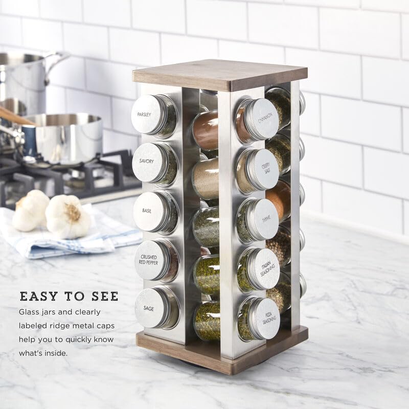 Kamenstein on a countertop in a kitchen setting demonstrating space-saving benefit