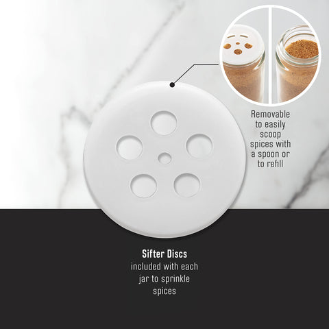Kamenstein rack size comparison beside a spoon to show compact, space-saving footprint