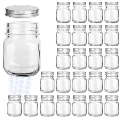 KAMOTA front view of 24-pack jar set showing tidy storage benefit