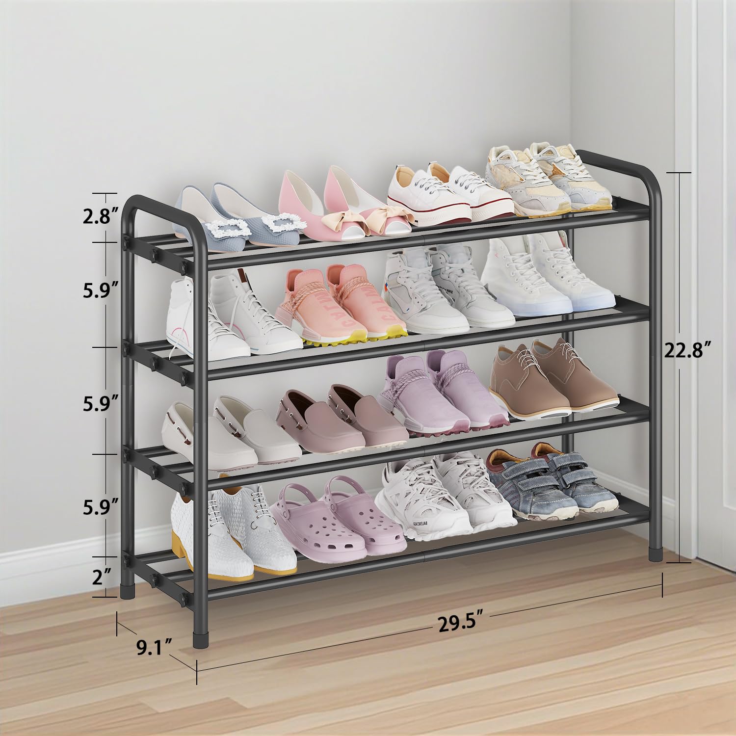 KANAV expanded width demonstration shows adjustable fit for varying hallway sizes