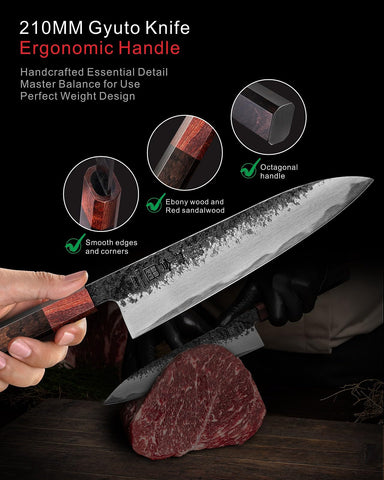 kanngou edge profile micro-concave showing razor-sharp slice performance