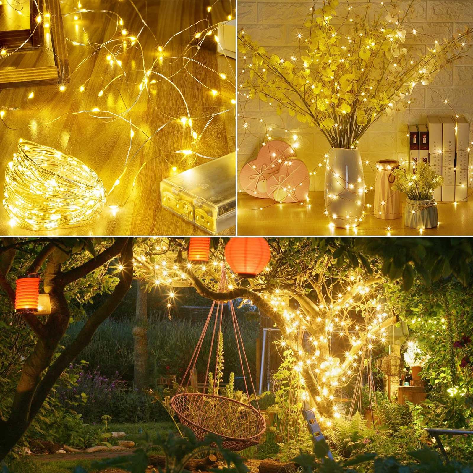 KAQ lights wrapped around rail demonstrating outdoor ambiance and secure attachment