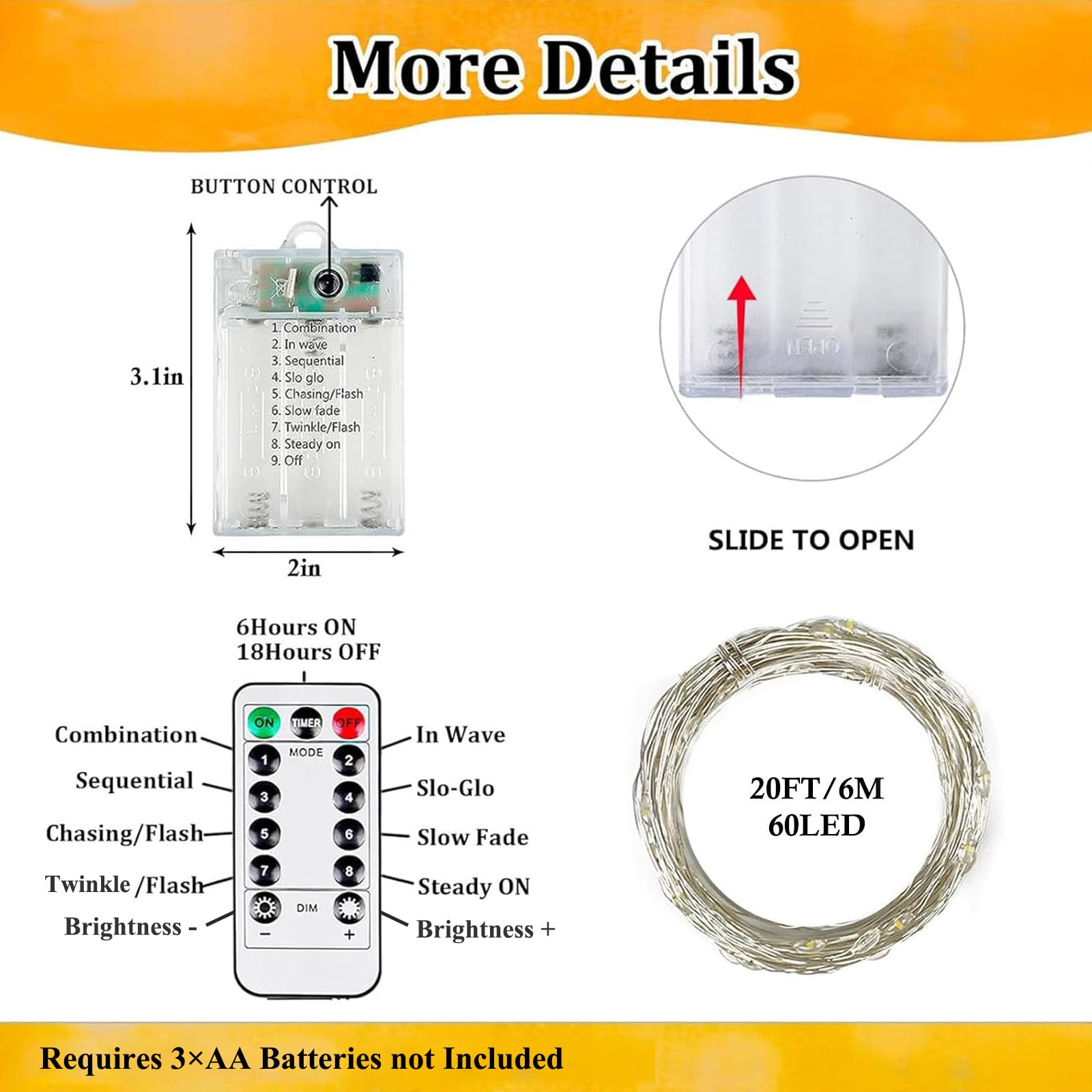 KAQ size scale with hand illustrating strand length and portability advantage
