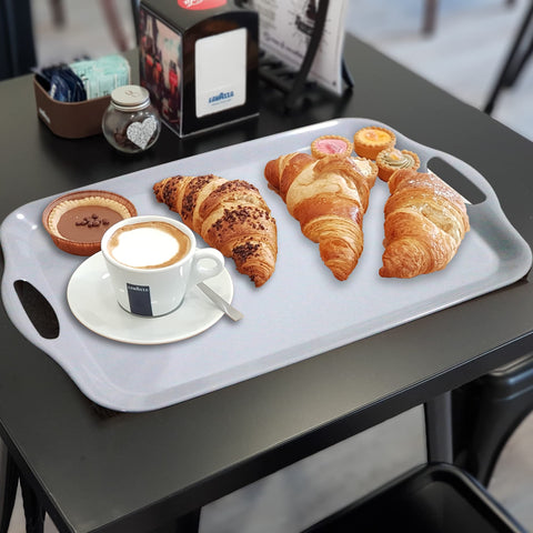 KAQAHIDO tray on a table with appetizers showing stylish party-ready presentation